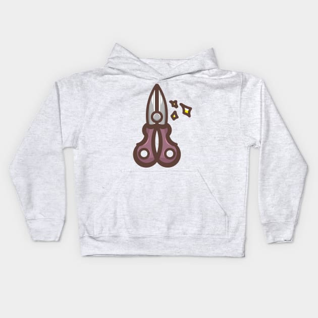 scissors Kids Hoodie by B&E